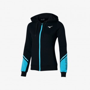 Mizuno ATHLETIC SWEAT JACKET Černé Blankyt | CZ_MZN65014