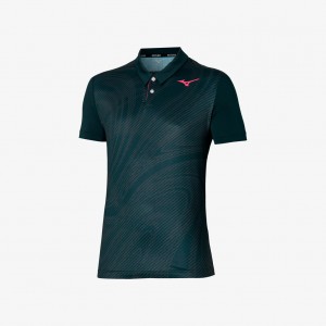 Mizuno CHARGE SHADOW POLO Tmavě Zelene | CZ_MZN47937