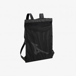 Mizuno DRAWSTRING BAG Černé | CZ_MZN55888