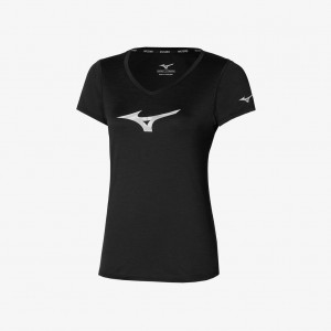 Mizuno IMPULSE RB TEE Černé | CZ_MZN52296