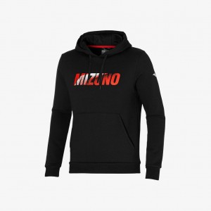 Mizuno MIZUNO HOODY Černé | CZ_MZN30348