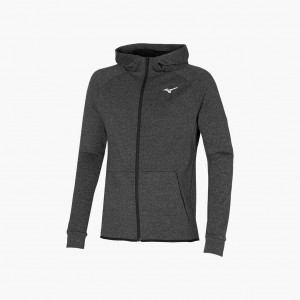 Mizuno RB SWEAT HOODY Tmavě Šedé | CZ_MZN58347