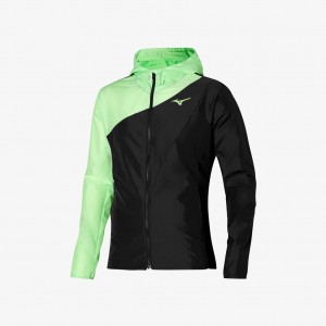 Mizuno RELEASE SWEAT JACKET Zelene Černé | CZ_MZN90883