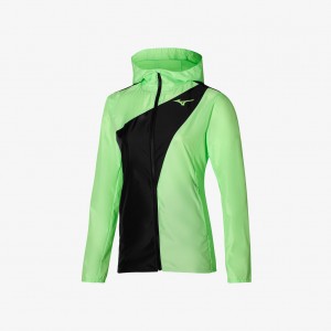 Mizuno RELEASE SWEAT JACKET Zelene Černé | CZ_MZN80606