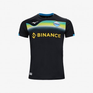 Mizuno SS LAZIO 2022/23 AWAY JERSEY JR Černé | CZ_MZN89530