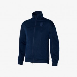 Mizuno TRACK JACKET SR4 Tmavě Blankyt | CZ_MZN71820