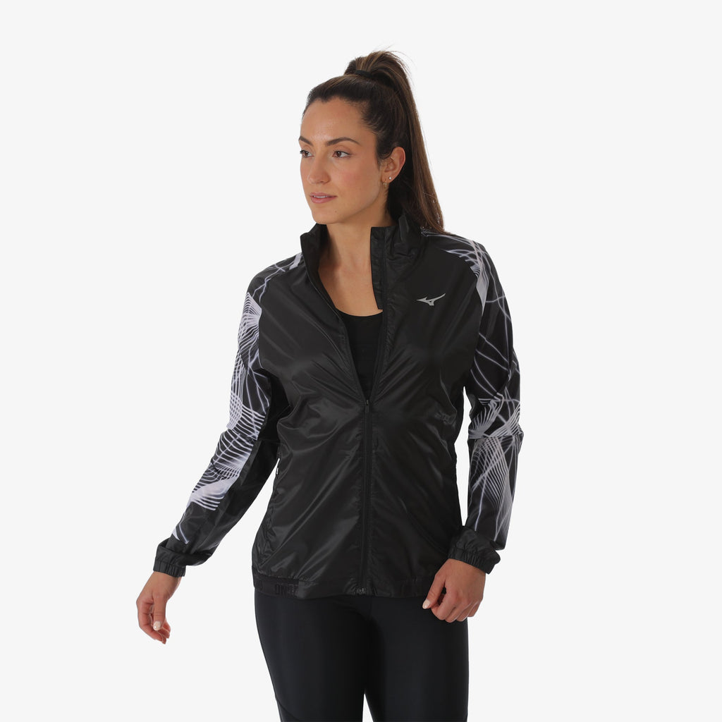 Mizuno AERO JACKET Černé | CZ_MZN56212