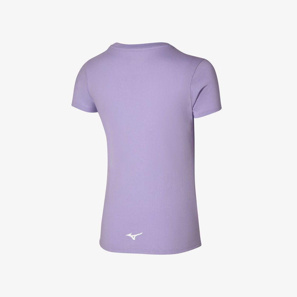 Mizuno ATHLETIC MIZUNO TEE Fialové | CZ_MZN97117