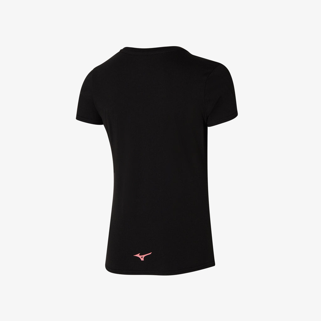 Mizuno ATHLETIC RB TEE Černé | CZ_MZN76458