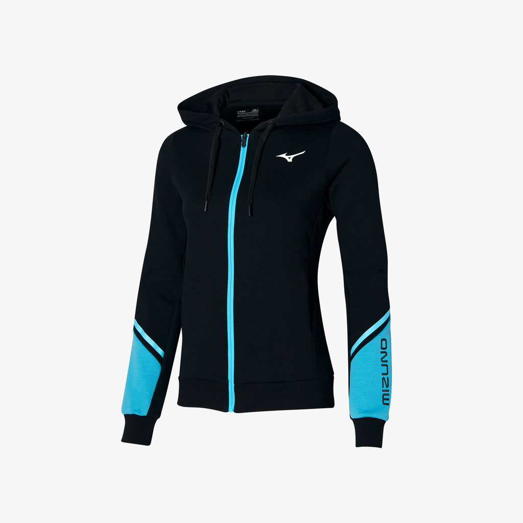 Mizuno ATHLETIC SWEAT JACKET Černé Blankyt | CZ_MZN65014