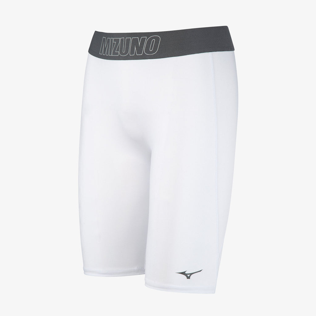 Mizuno COMPRESSION SLIDING SHORT Bílé | CZ_MZN52409