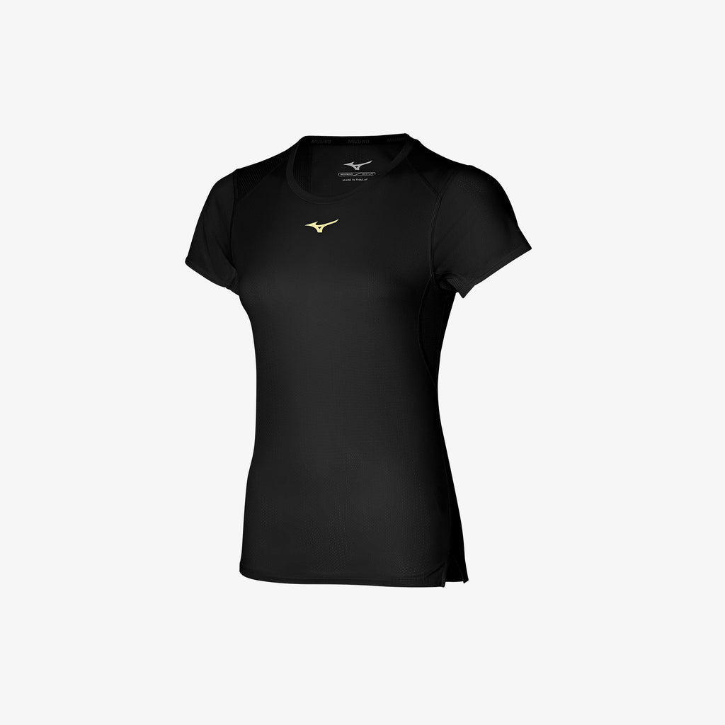 Mizuno DRYAEROFLOW TEE Černé | CZ_MZN54670