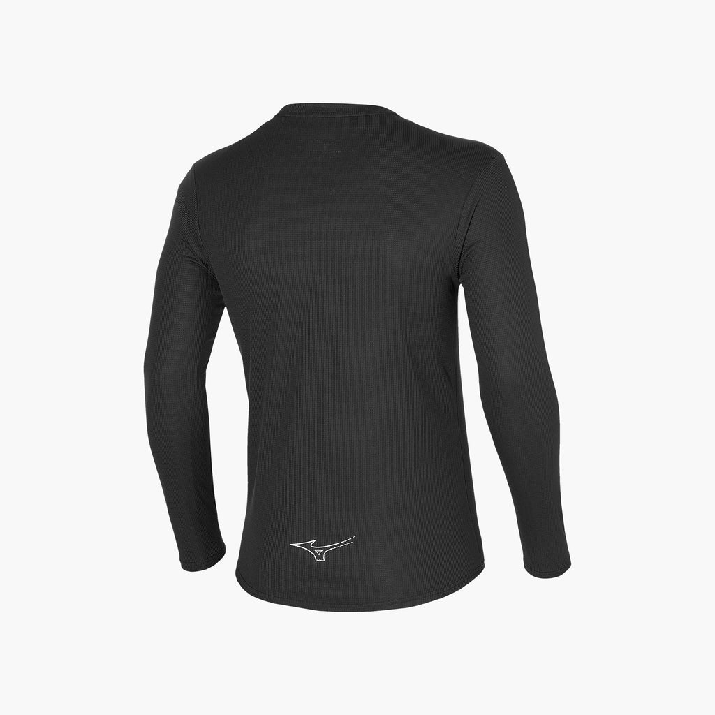 Mizuno DRY AEROFLOW LONG SLEEVE HALF ZIP Černé | CZ_MZN83141