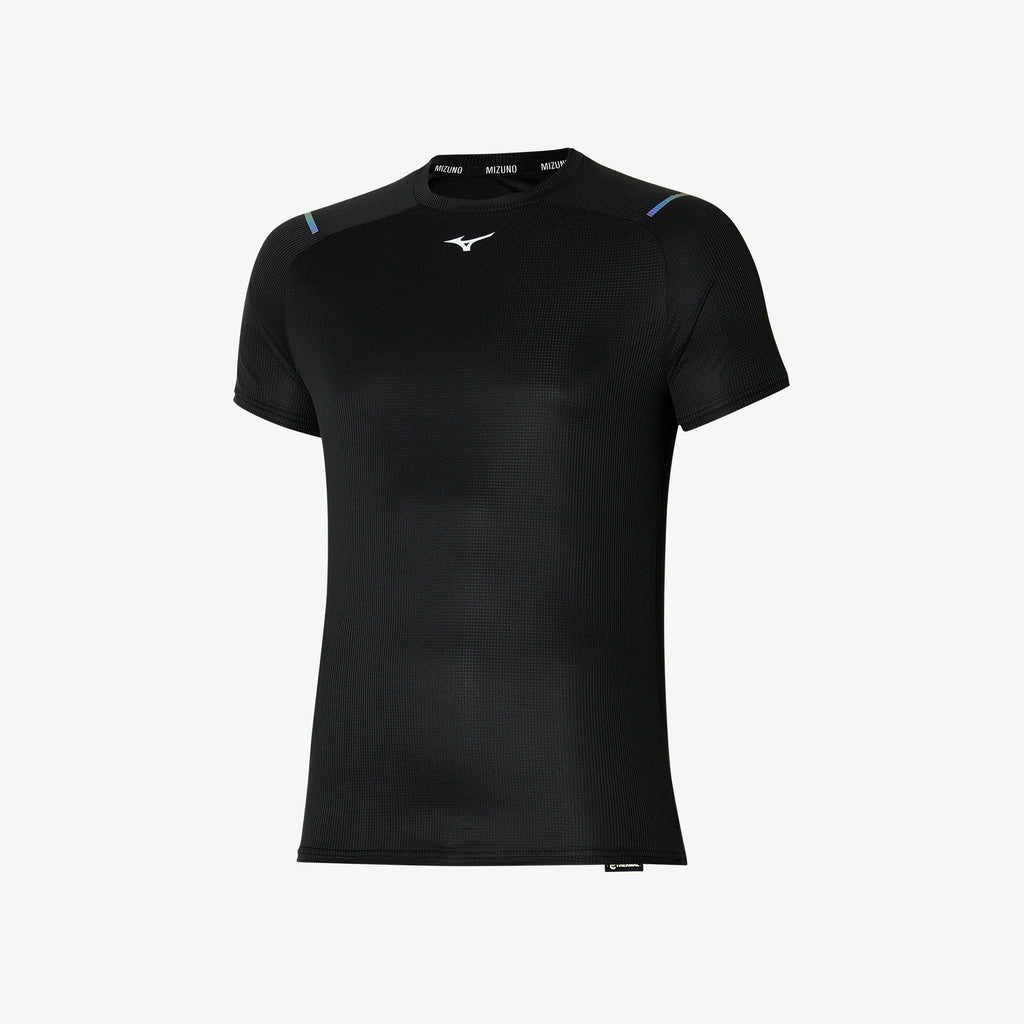 Mizuno DRY AEROFLOW TEE Černé | CZ_MZN40221