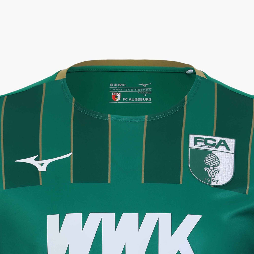 Mizuno FC AUGSBURG 2023/24 AWAY JERSEY Zelene | CZ_MZN98448