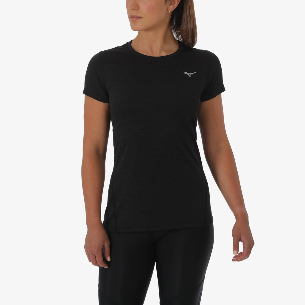 Mizuno IMPULSE CORE TEE Černé | CZ_MZN31650