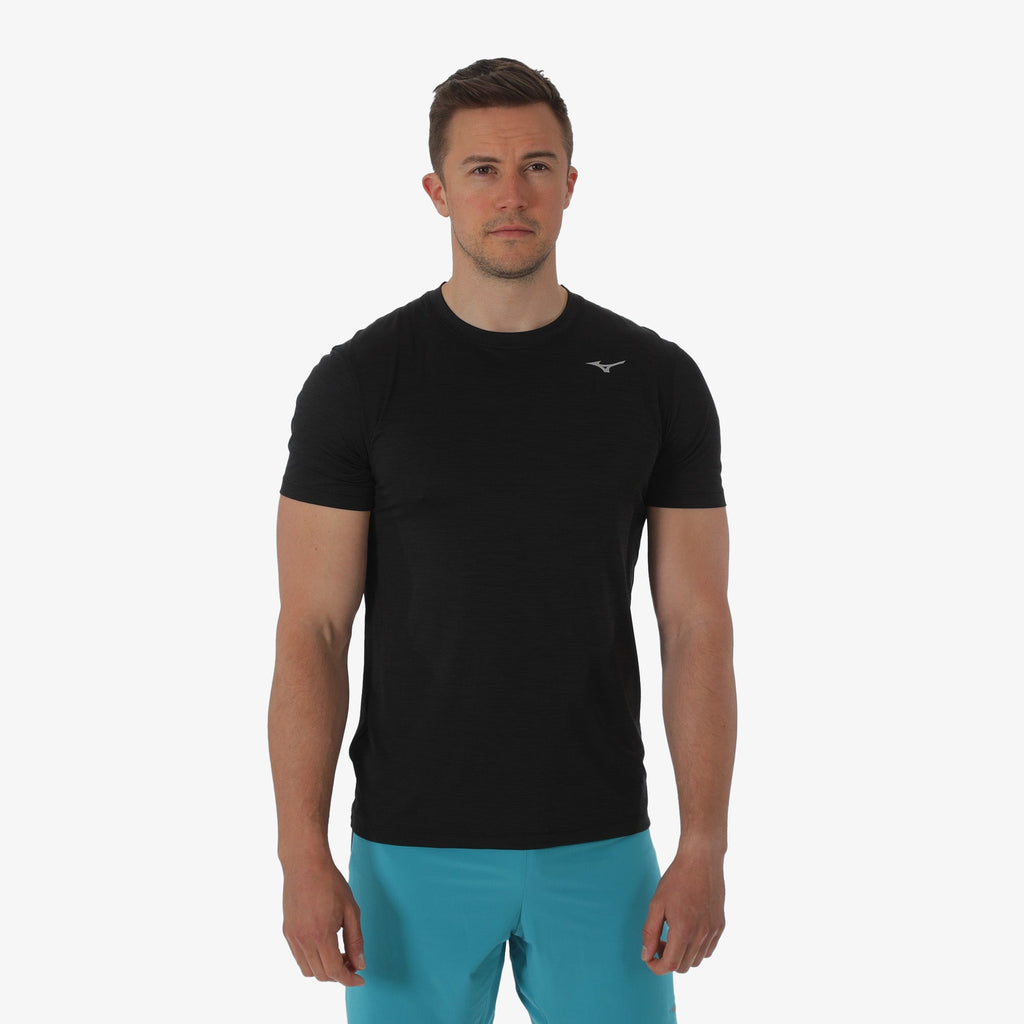 Mizuno IMPULSE CORE TEE Černé | CZ_MZN61572