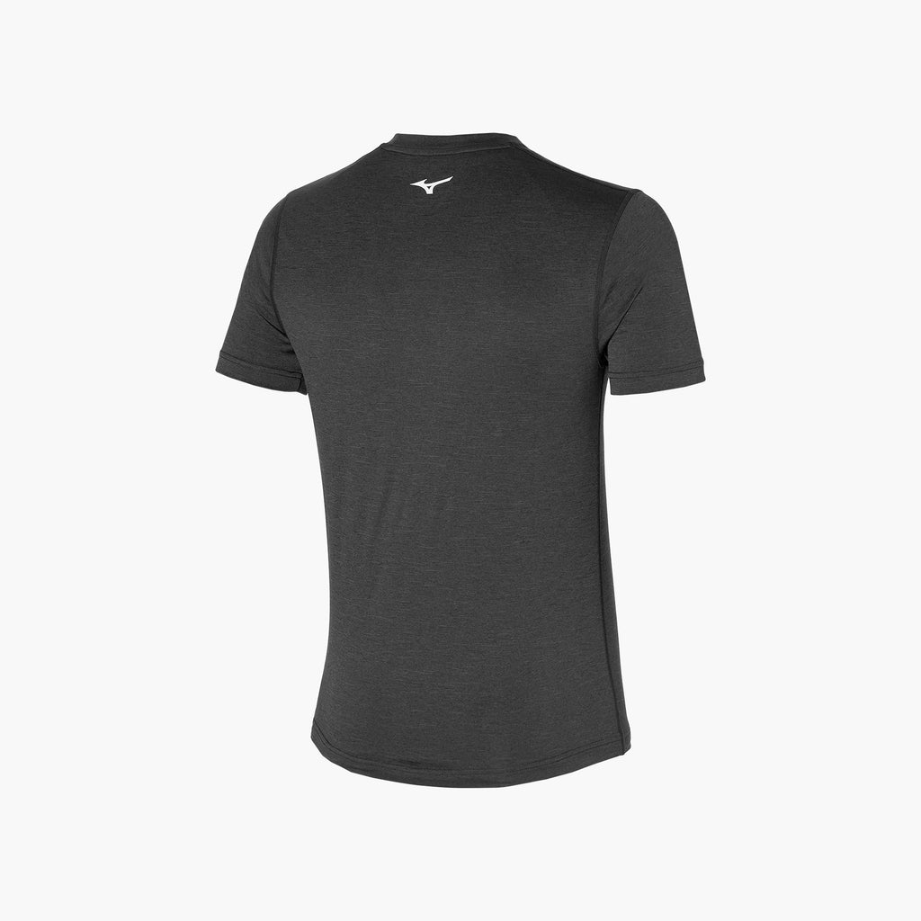 Mizuno IMPULSE GRAPHIC RB TEE Černé | CZ_MZN41789