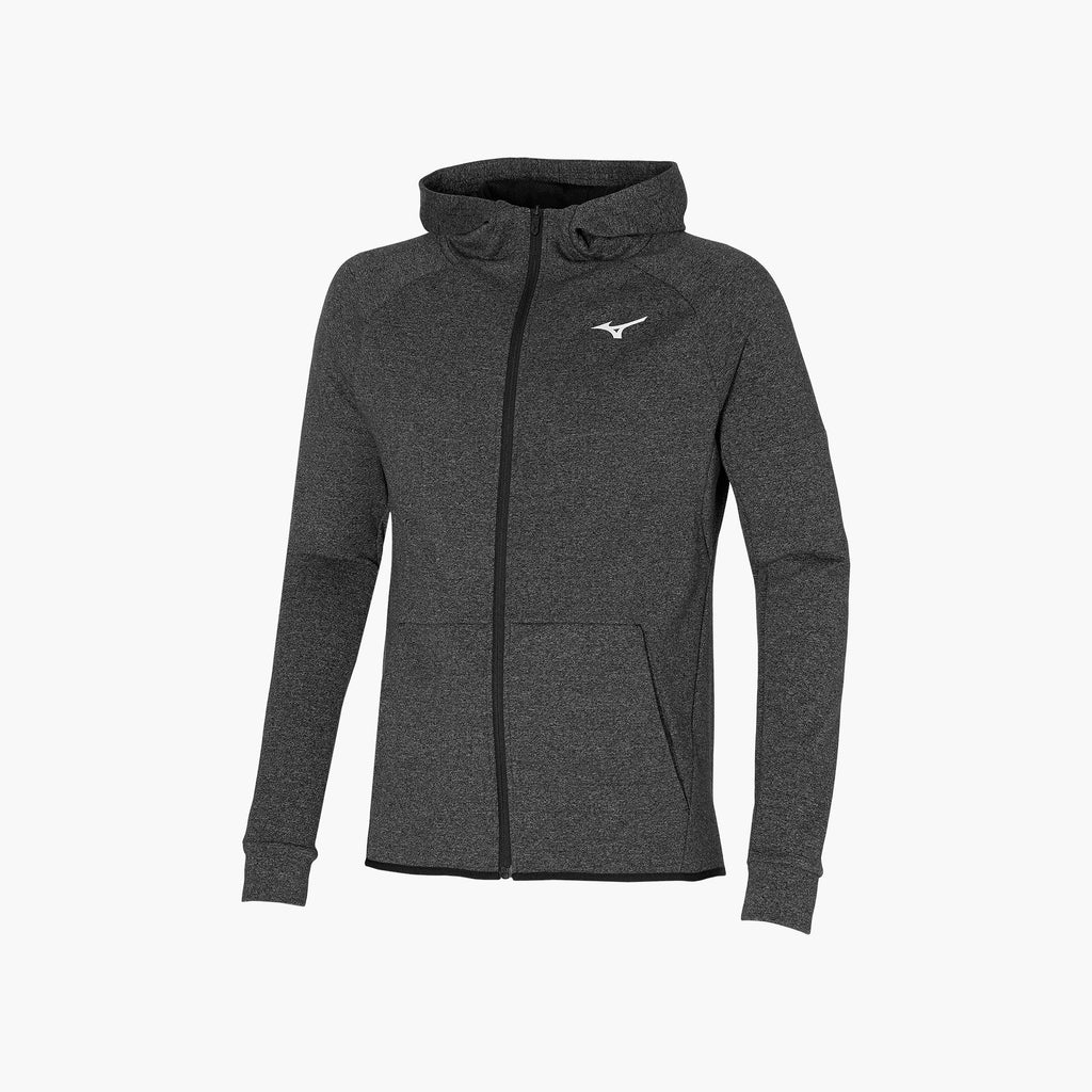 Mizuno RB SWEAT HOODY Tmavě Šedé | CZ_MZN58347