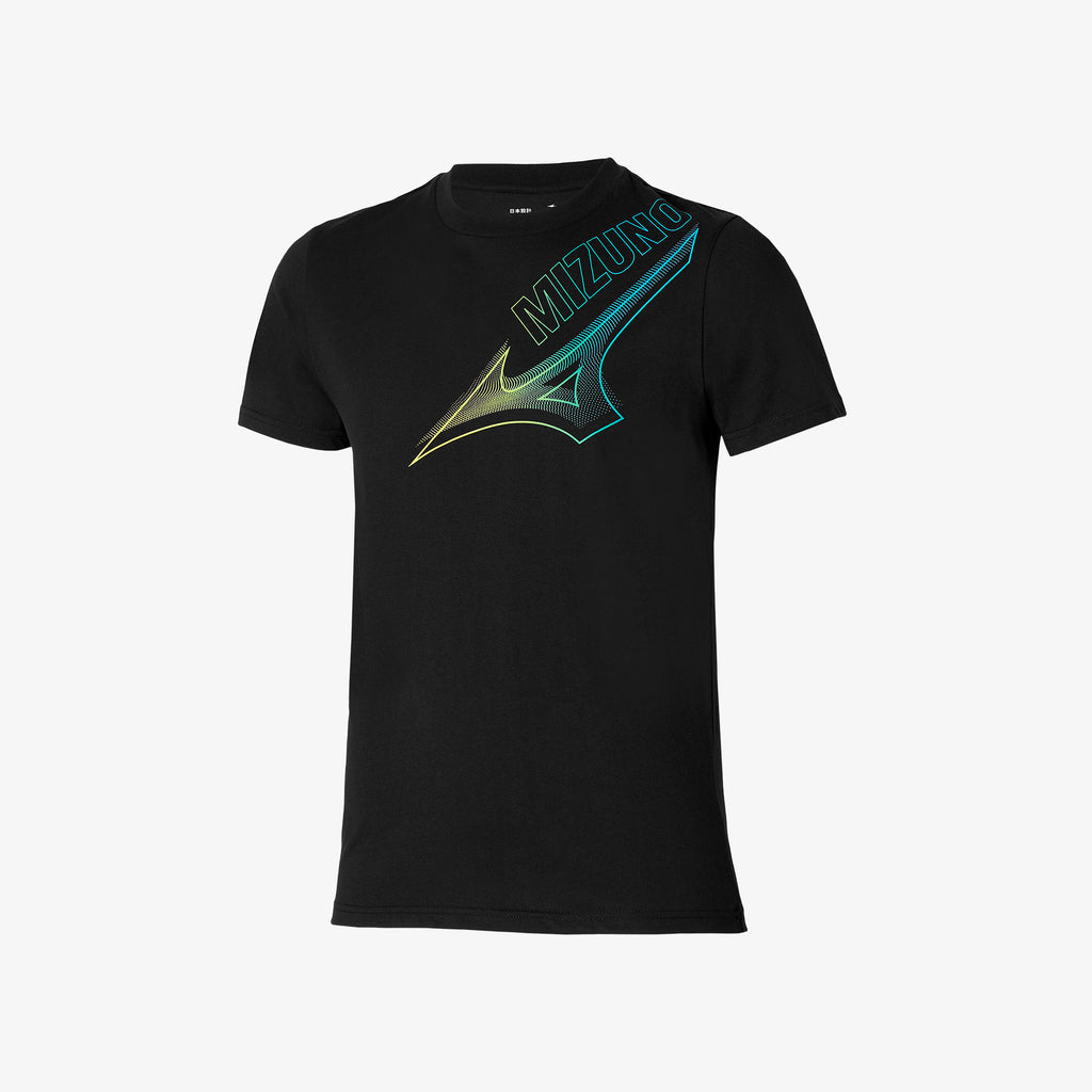 Mizuno RELEASE GRAPHIC TEE Černé | CZ_MZN94846