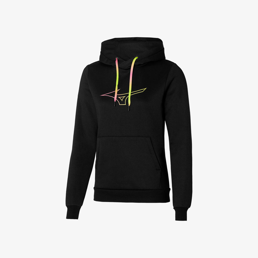 Mizuno RELEASE HOODY Černé | CZ_MZN40059