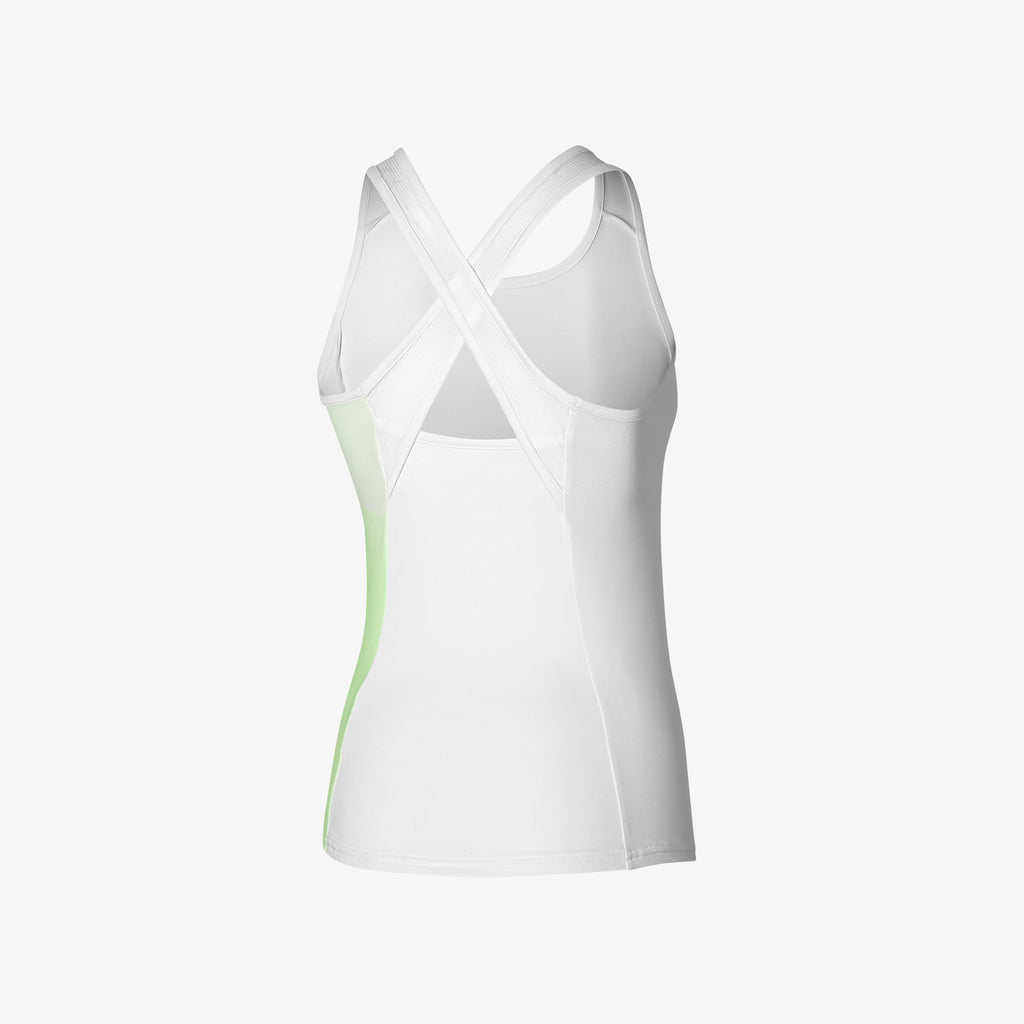 Mizuno RELEASE PRINTED TANK Bílé Zelene | CZ_MZN53123