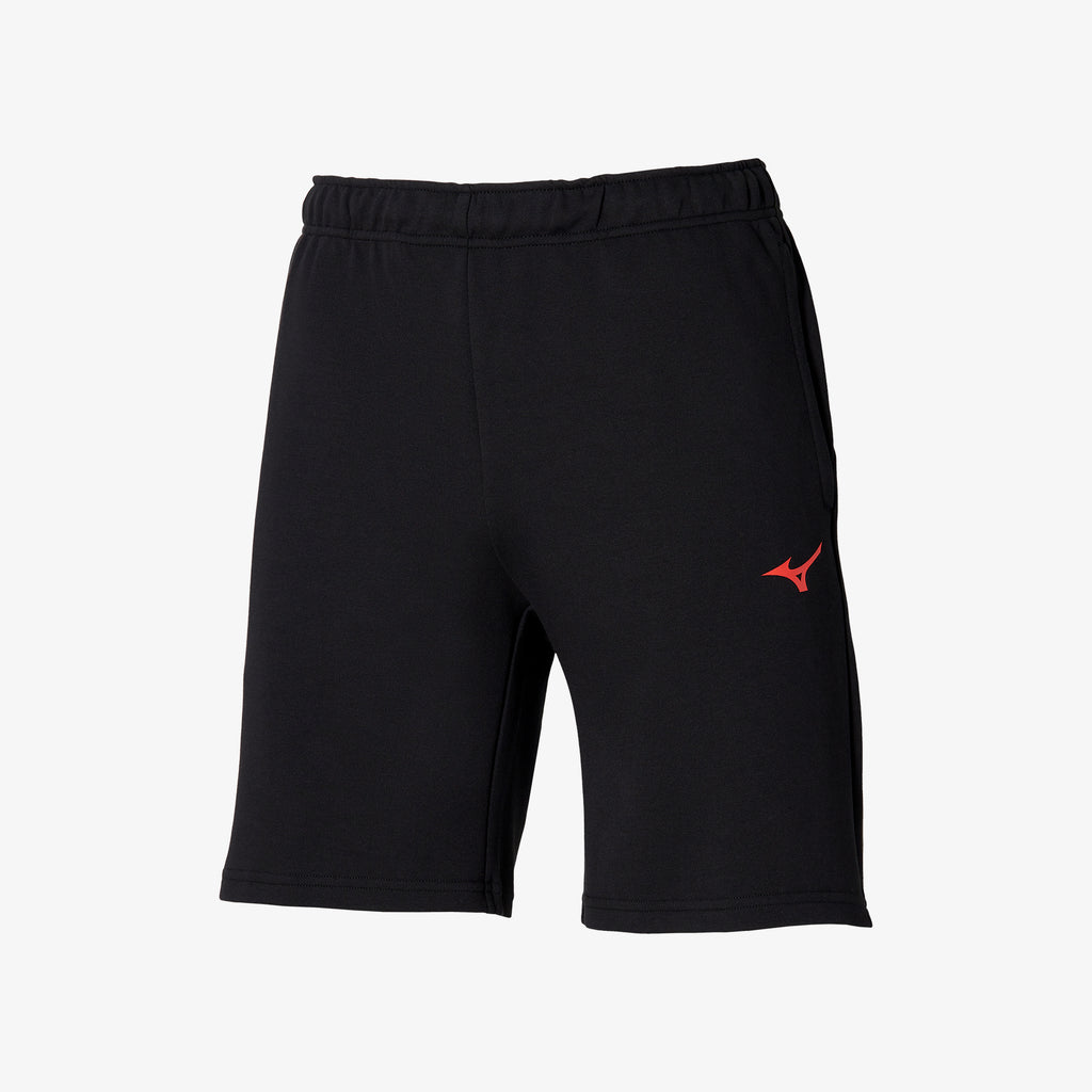 Mizuno SWEAT SHORT SR4 Černé | CZ_MZN25724