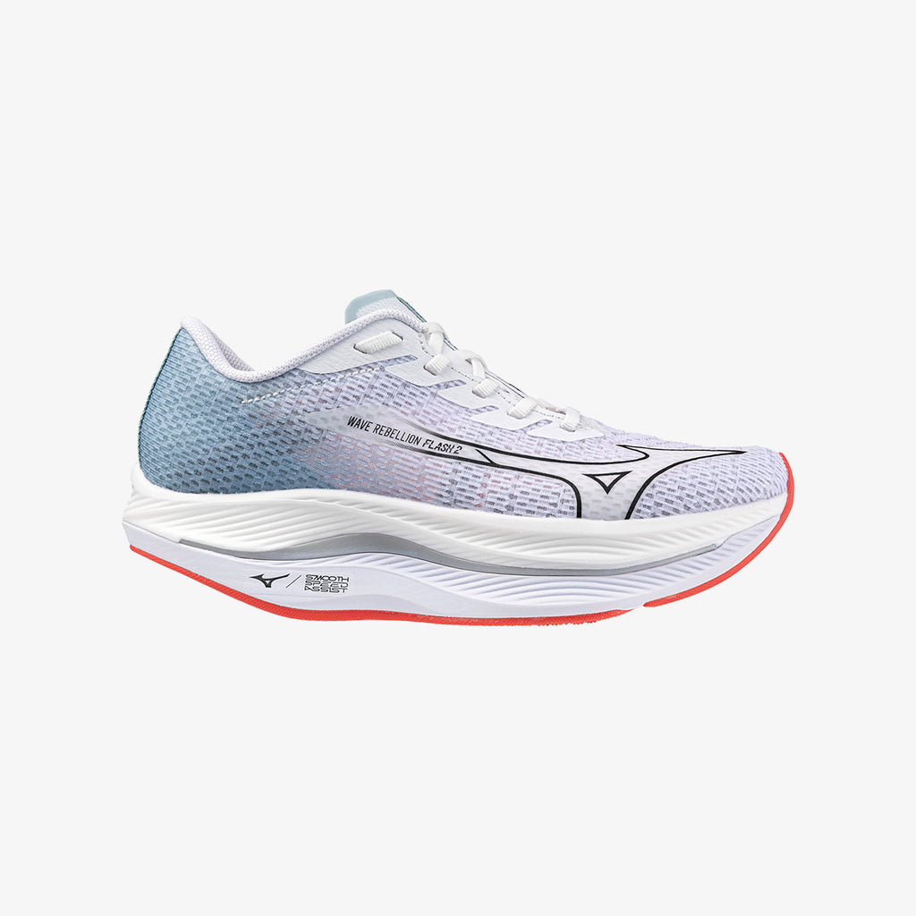 Mizuno WAVE REBELLION FLASH 2 Bílé Šedé | CZ_MZN67024