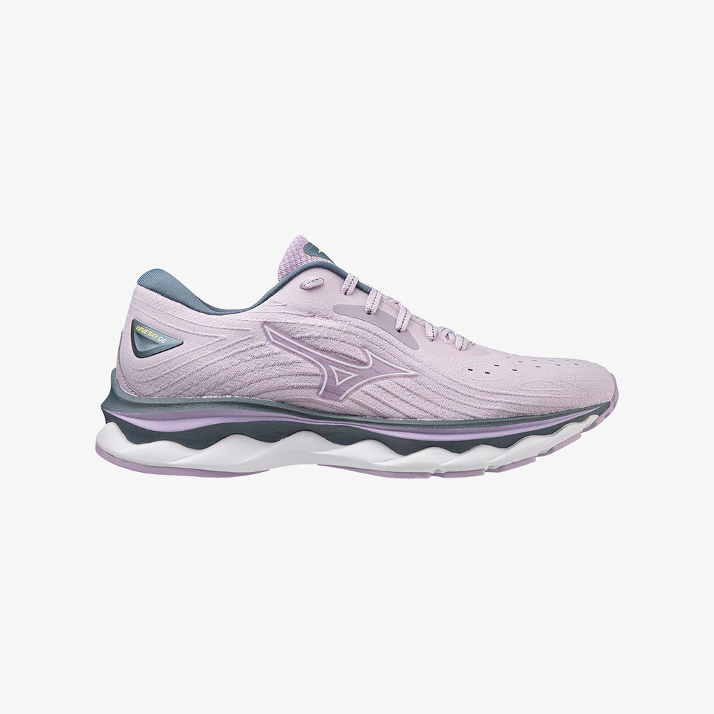 Mizuno WAVE SKY 6 Bílé Fialové | CZ_MZN87223